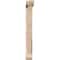 Ekena Millwork Traditional Slat Smooth Bracket w/ Offset Brace, Douglas Fir, 5 1/2"W x 36"D x 48"H BKT0604X36X48TRA06SDF - alternate 3